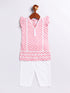 Girl's' Pink Kurta Set